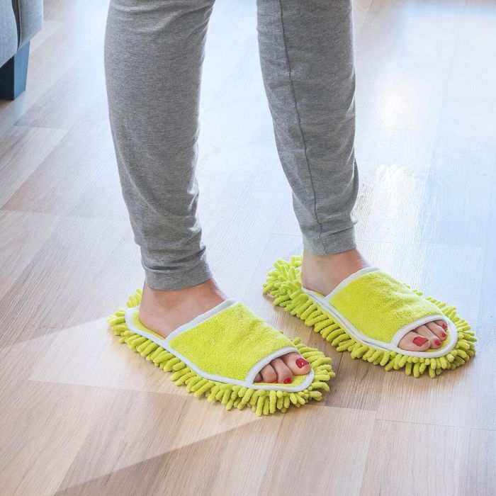 Zapatillas Mopa Mop&Go InnovaGoods 0 Zapatillas Mopa Mop&Go InnovaGoods 0