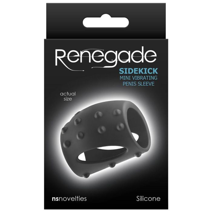 Funda para pene NS Novelties Renegade Negro Ø 4,5 cm 1 Funda para pene NS Novelties Renegade Negro Ø 4,5 cm 1