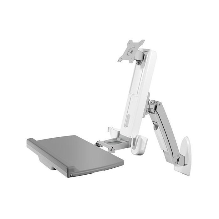 Sit-Stand-Workstation mit Wandhalterung für einen Monitor bis zu 24" ICY BOX 2