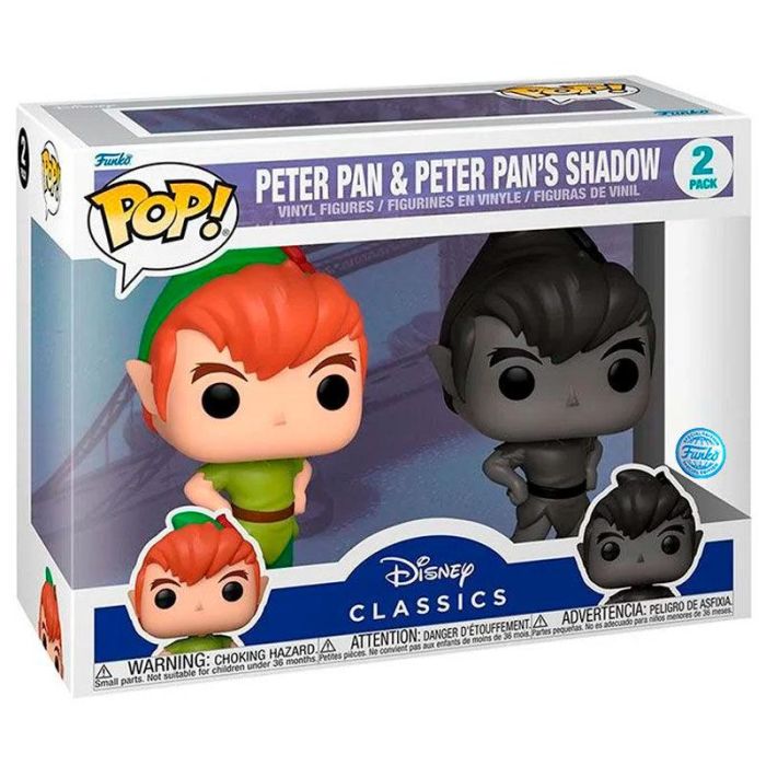 Funko Pack 2 Figuras Disney Peter Pan - Vinilo 9 cm con Caja Original