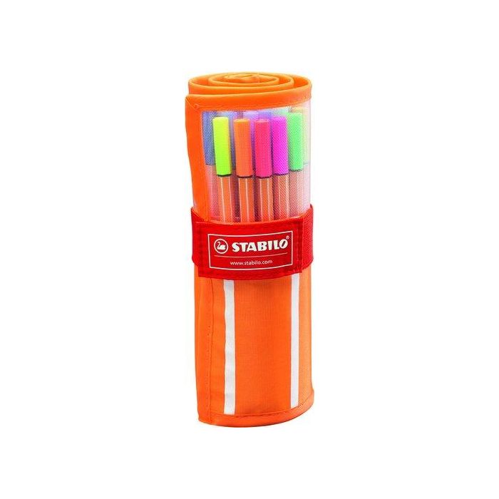 Rotulador Fibra Stabilo Point 88 Estuche De 30 Rollerset
