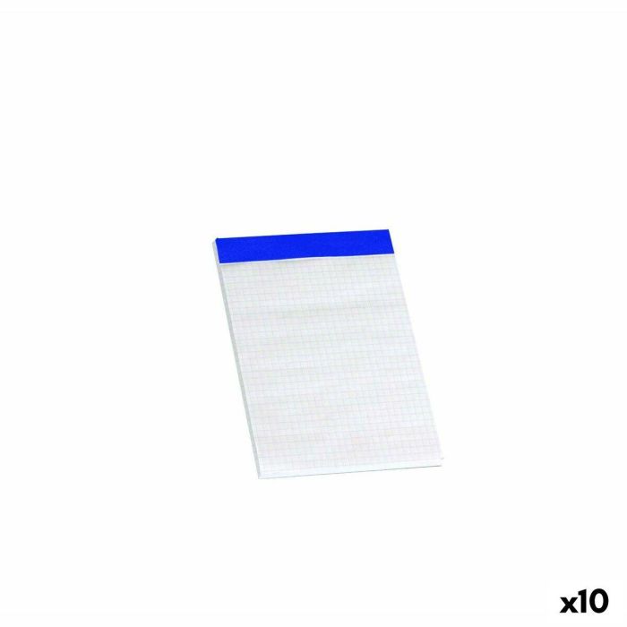 Bloc de Notas ENRI Blanco A6 80 Hojas 4 mm (10 Unidades) Bloc de Notas ENRI Blanco A6 80 Hojas 4 mm (10 Unidades)