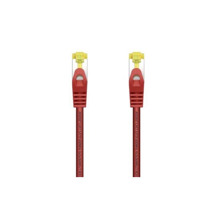 AISENS - CABLE DE RED LATIGUILLO RJ45 LSZH CAT.7 600 MHZ S/FTP PIMF AWG26, ROJO, 2.0M 0 AISENS - CABLE DE RED LATIGUILLO RJ45 LSZH CAT.7 600 MHZ S/FTP PIMF AWG26, ROJO, 2.0M 0