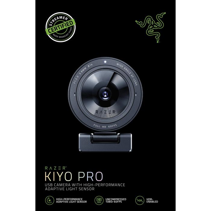 Razer Kiyo Pro Webcam 2.1 Mp 1920 X 1080 Pixels USB Black 2