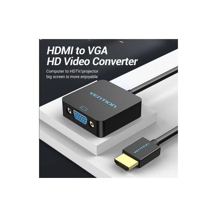 Adaptador HDMI a VGA Vention ACPBB 15 cm 1 Adaptador HDMI a VGA Vention ACPBB 15 cm 1