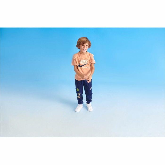 Camiseta de Manga Corta Niño Nike Retro Ss Beige 46 1