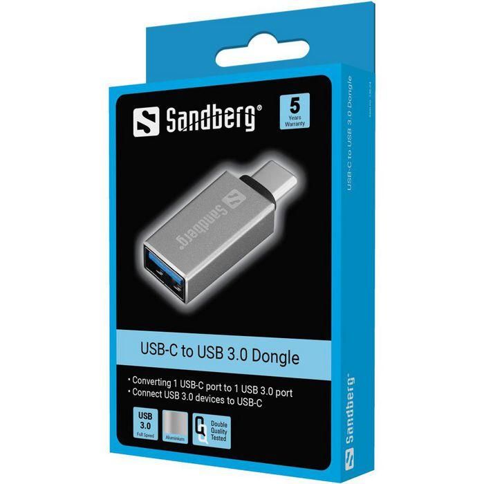 Sandberg USB-C to USB 3.0 Dongle 1 Sandberg USB-C to USB 3.0 Dongle 1