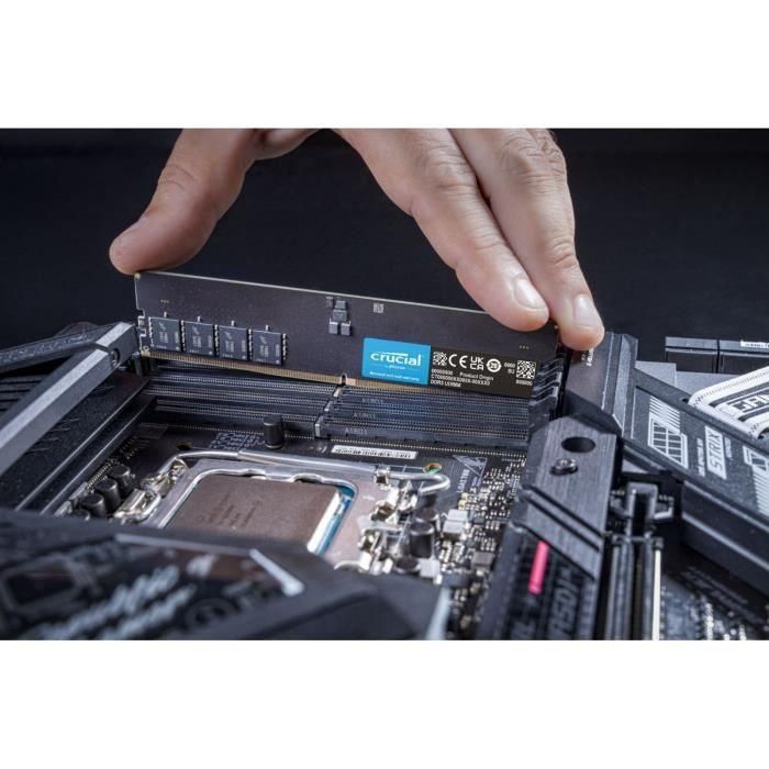 Memoria RAM CRUCIAL DDR5 - Kit de 128 GB (2 x 64 GB) - 5600 MT/s - CL46 2 Memoria RAM CRUCIAL DDR5 - Kit de 128 GB (2 x 64 GB) - 5600 MT/s - CL46 2