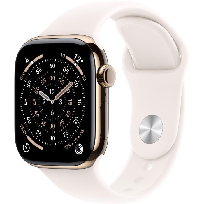 Apple Watch S11 Titan Gold Cellular 42mm (Sportarmband blassrosa) M/L 0 Apple Watch S11 Titan Gold Cellular 42mm (Sportarmband blassrosa) M/L 0