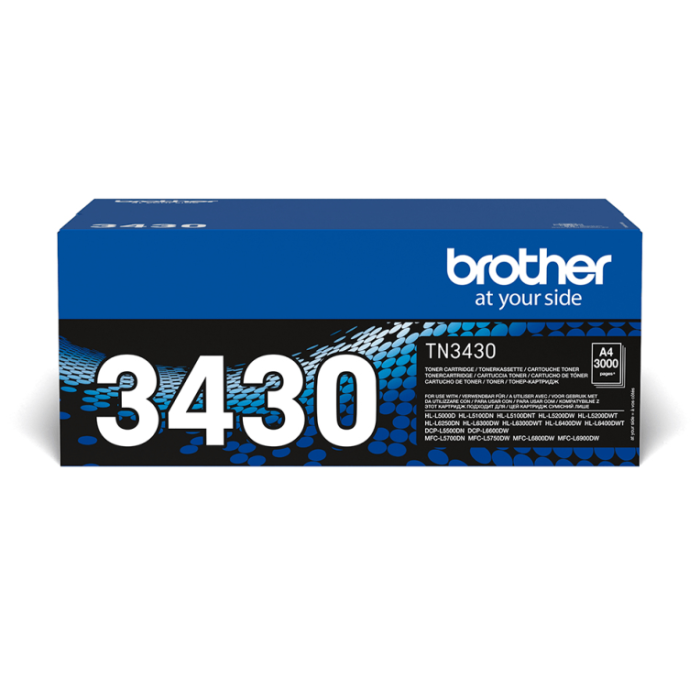 Brother Tóner Negro HL-L5000D HL-L5100DN HL-L5200DW HL-L6300DW HL-L6400DW DCP-L5000DN MFC-L5700DN MFC-L5750DW MFC-L6800DW MFC-L6900DW - 3.000 copias