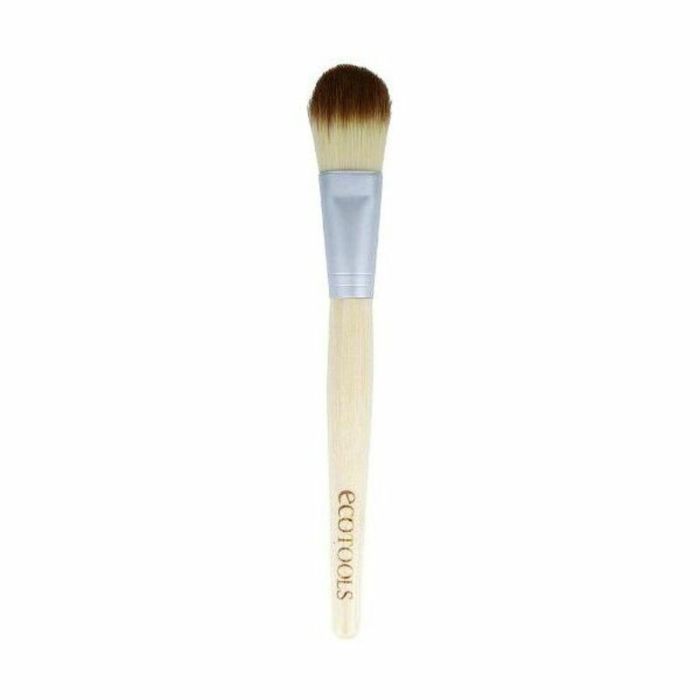 Ecotools Brocha de Maquillaje FOUNDATION Classic para Base Líquida, Cobertura Uniforme, No Absorbe Producto, Ecológica, 1 ud 3