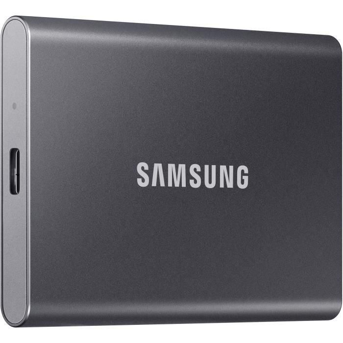 Disco Externo SSD Samsung Portable T7 1TB/ USB 3.2/ Gris 1 Disco Externo SSD Samsung Portable T7 1TB/ USB 3.2/ Gris 1