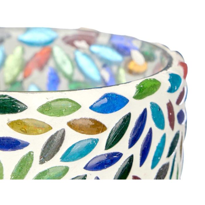 Giftdecor Portavelas Redondo Flores Surtidos de Vidrio Multicolor 8x9.5x8 cm (24 Unidades) 2 Giftdecor Portavelas Redondo Flores Surtidos de Vidrio Multicolor 8x9.5x8 cm (24 Unidades) 2