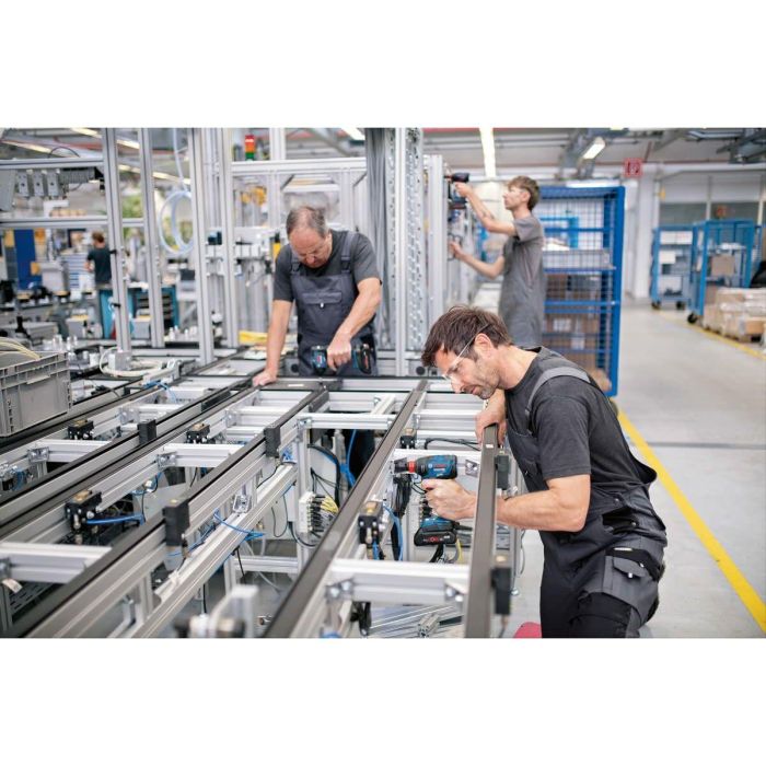 Bosch Professional GDX 18V-EC GDX Llave de impacto 2 Baterías 4Ah Cargador L-Boxx 2