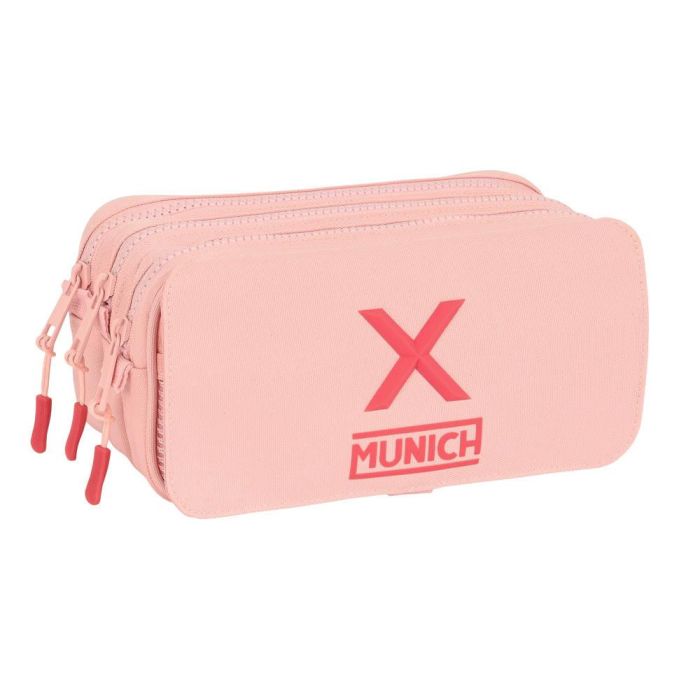 Bolso Escolar Portatodo Safta Triple Cremallera Munich Basics 100x215x80 mm