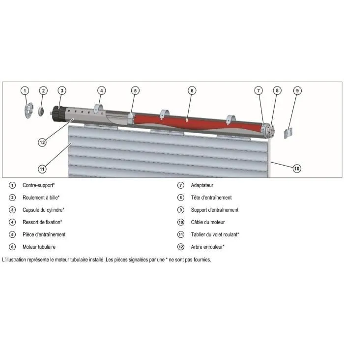 Superrollo Motor para Persiana Enrollable RM10MM - SR20215 - 10 Nm - Máx. peso 22 kg - Diámetro 60 mm 5 Superrollo Motor para Persiana Enrollable RM10MM - SR20215 - 10 Nm - Máx. peso 22 kg - Diámetro 60 mm 5