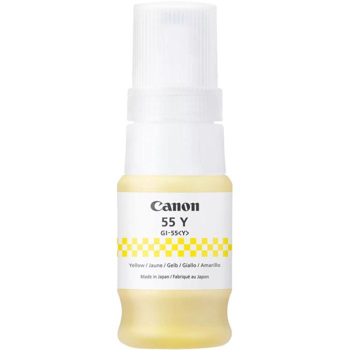 Canon Bote Tinta Amarillo Pixma Maxify Gx 1050-2050 - Gi 55Y 3 Canon Bote Tinta Amarillo Pixma Maxify Gx 1050-2050 - Gi 55Y 3