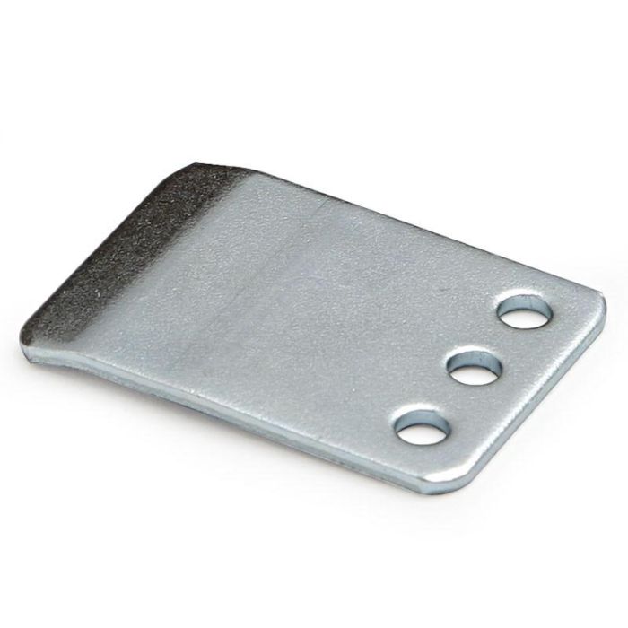 HERRAJES ALK Pletina Curva Soporte Ala 30X42 Zincado