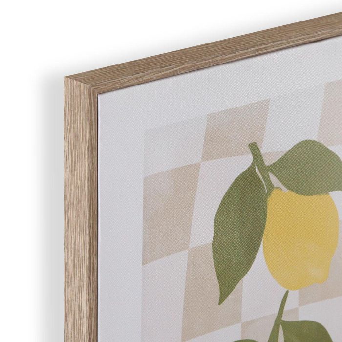 Lienzo Enmarcado Limones 30x40 cm - Versa (2 Unidades) 2 Lienzo Enmarcado Limones 30x40 cm - Versa (2 Unidades) 2