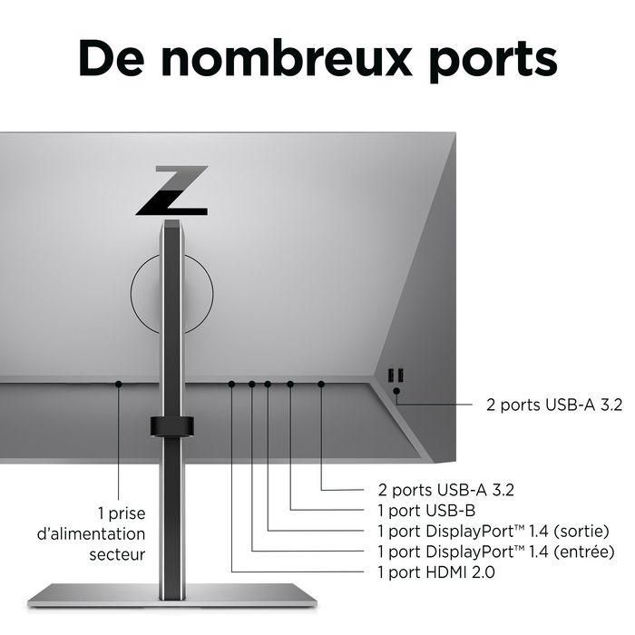 HP Z24q G3 Monitor QHD 23.8 Pulgadas (60.5 cm) con HDR 400 y Precisión de Color Profesional para Diseño Gráfico y Oficina Híbrida 11 HP Z24q G3 Monitor QHD 23.8 Pulgadas (60.5 cm) con HDR 400 y Precisión de Color Profesional para Diseño Gráfico y Oficina Híbrida 11