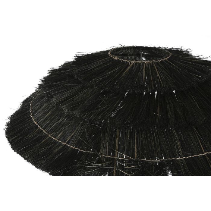 DKD Home Decor Lámpara de Pie Tropical Negra de Fibra y Metal 171 cm Alto, Base 80x80 cm - Compatible E27, 50W. Diseño Desmontable 3 DKD Home Decor Lámpara de Pie Tropical Negra de Fibra y Metal 171 cm Alto, Base 80x80 cm - Compatible E27, 50W. Diseño Desmontable 3