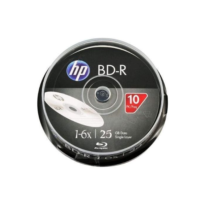 Blu-Ray HP BRE00071-3 BD-R 6X/ Tarrina-10uds 0 Blu-Ray HP BRE00071-3 BD-R 6X/ Tarrina-10uds 0