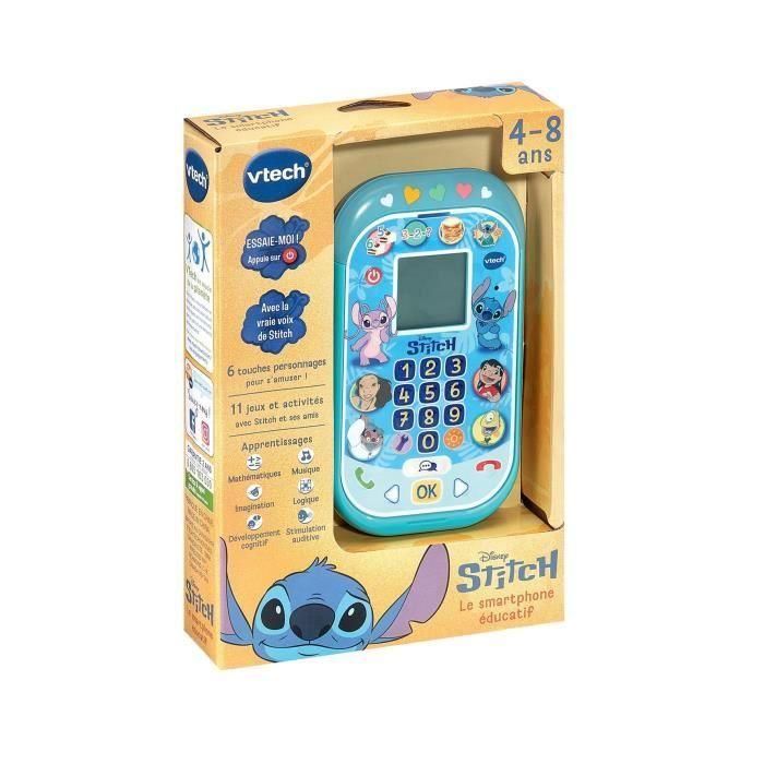 VTECH - STITCH - EL TELÉFONO INTELIGENTE EDUCATIVO - Azul 3 VTECH - STITCH - EL TELÉFONO INTELIGENTE EDUCATIVO - Azul 3