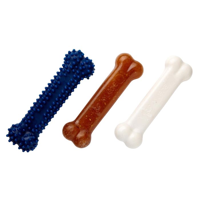 Nylabone Kit de Inicio para Cachorros S Puppy-Extreme-Dental para Etapas Dentales 1