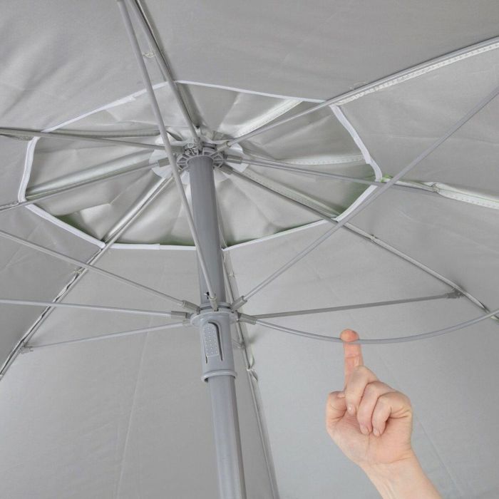 Sombrilla Aktive UV50 Ø 200 cm Coral Poliéster Aluminio 200 x 198 x 200 cm (6 Unidades) 1 Sombrilla Aktive UV50 Ø 200 cm Coral Poliéster Aluminio 200 x 198 x 200 cm (6 Unidades) 1