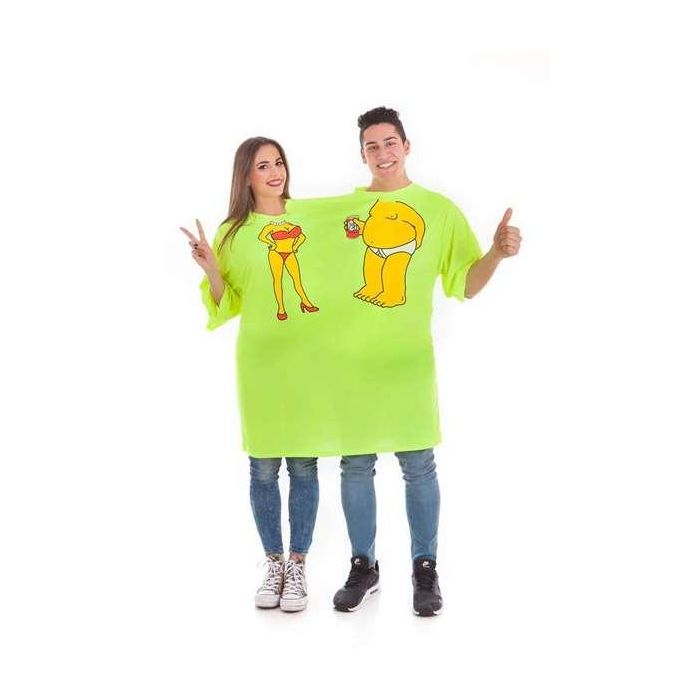Disfraz adulto camiseta doble cerveza talla l 1 Disfraz adulto camiseta doble cerveza talla l 1