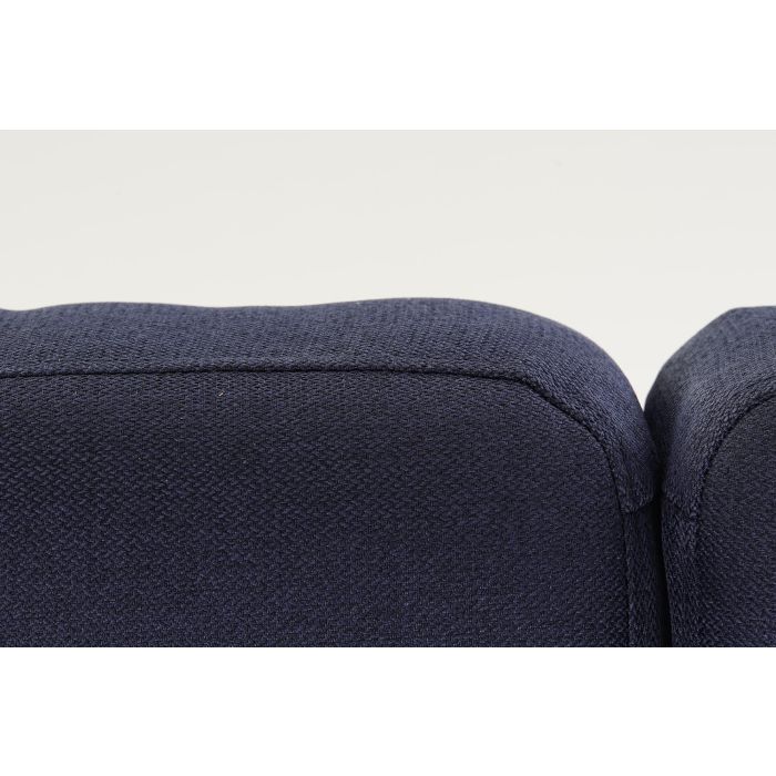 DKD Home Decor Sofá Cama Urban Azul Marrón Negro Poliéster, Metal y Eucalipto, Desmontable, 203x87x81 cm 3 DKD Home Decor Sofá Cama Urban Azul Marrón Negro Poliéster, Metal y Eucalipto, Desmontable, 203x87x81 cm 3