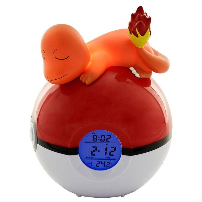 Lampara despertador Led Charmander Pokeball Pokemon 1 Lampara despertador Led Charmander Pokeball Pokemon 1