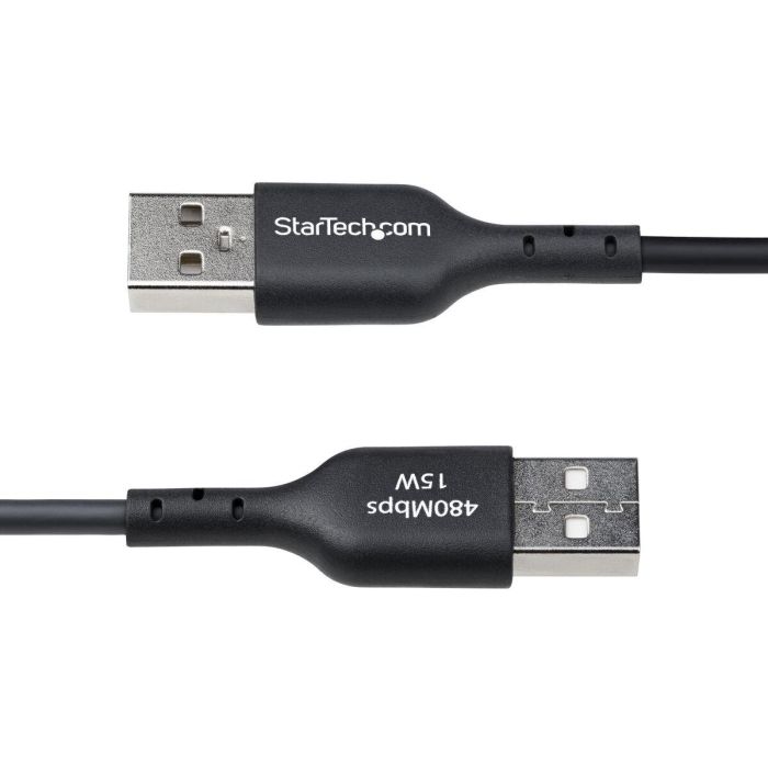 Cable USB Startech USB2AC1MNC Negro 1 m 2 Cable USB Startech USB2AC1MNC Negro 1 m 2
