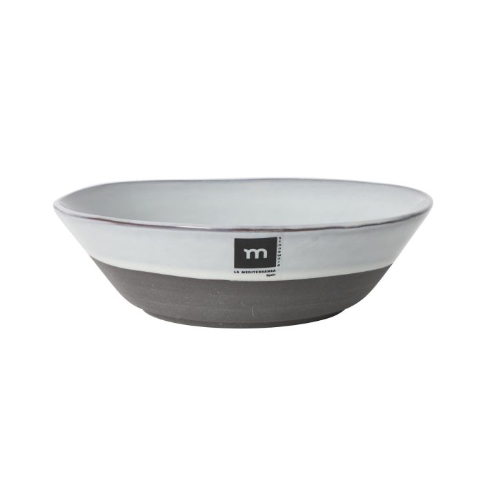 La Mediterranea Plato Hondo Black Clay Ø18,7 x 5,2 cm (12 Unidades)