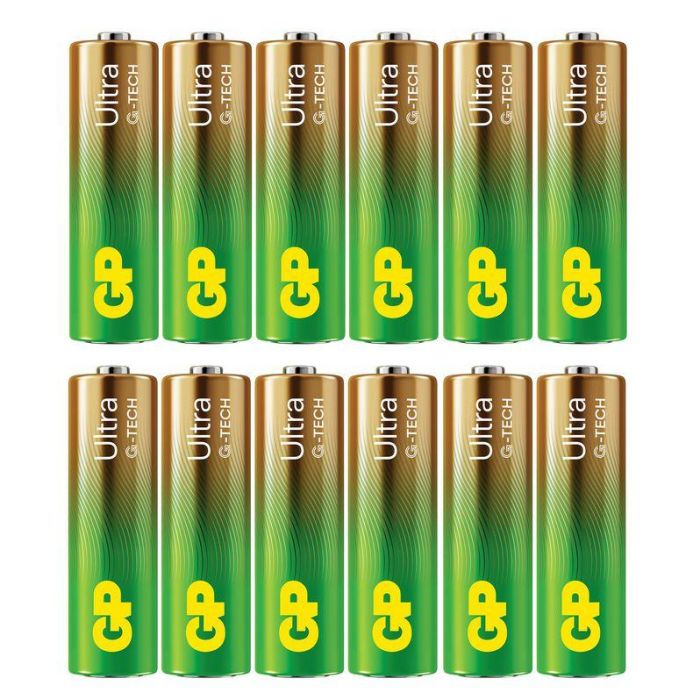 GP GP Ultra Alkaline AA-battery, 15AU/LR6, 12-pack 1 GP GP Ultra Alkaline AA-battery, 15AU/LR6, 12-pack 1