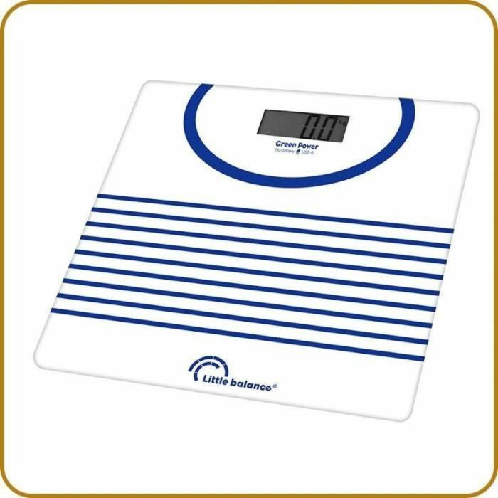 Báscula Digital de Baño Little Balance 8655 Azul/Blanco 180 kg 2 Báscula Digital de Baño Little Balance 8655 Azul/Blanco 180 kg 2