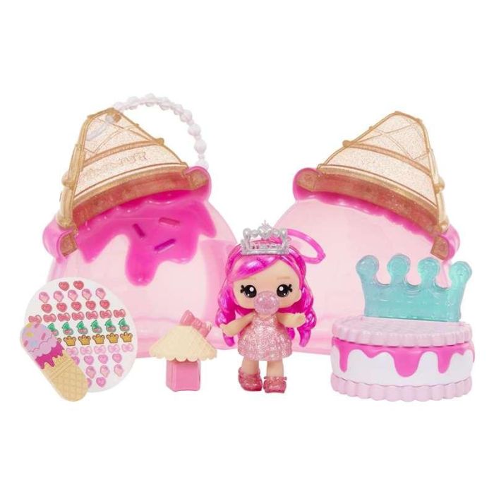 Muñeca brillo de labios yummiland. bolso de belleza helado. incluye pintauñas,pegatinas y loción corporal . 2