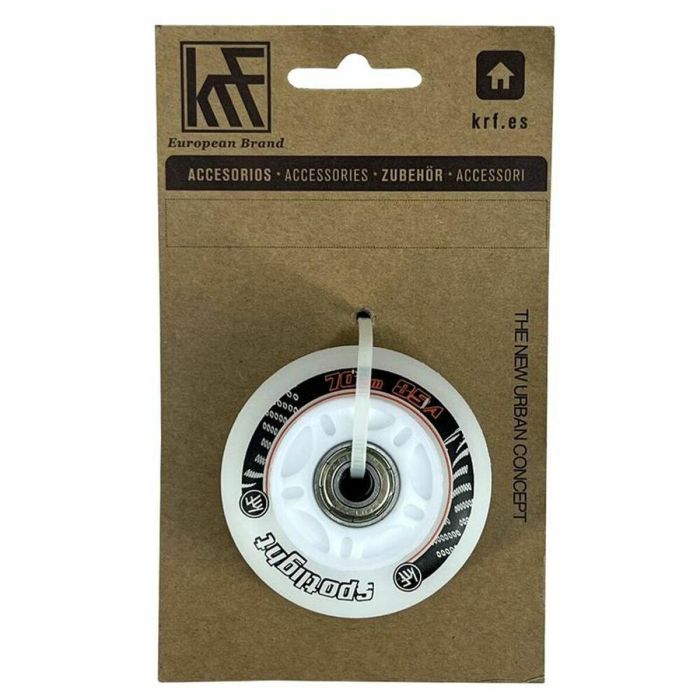 Ruedas Spotlight LED KRF 70 MM Rojo Ruedas Spotlight LED KRF 70 MM Rojo