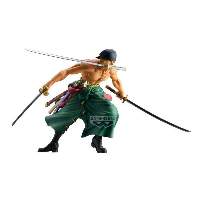Banpresto One Piece Grandista Roronoa Zoro Special Edition - Figura de PVC y ABS, 23 cm 2 Banpresto One Piece Grandista Roronoa Zoro Special Edition - Figura de PVC y ABS, 23 cm 2