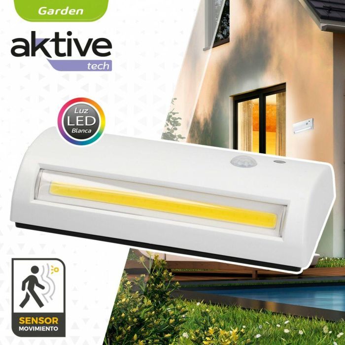 Lámpara LED Aktive Pared Exterior Plástico (12 Unidades) 2