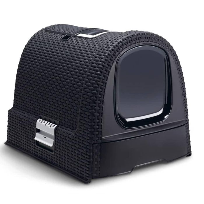 CURVER Bandeja de arena para gatos antracita - 51 x 38.5 x 39.5 cm CURVER Bandeja de arena para gatos antracita - 51 x 38.5 x 39.5 cm