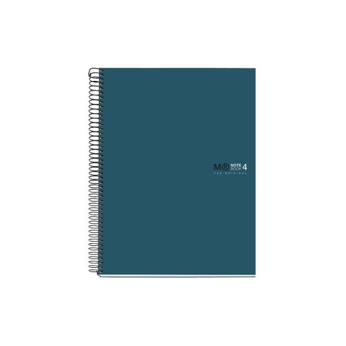 Bloc Miquelrius The Original Notebook 4 Micro.Tapa Extra A4 120H 90G Cuadric.5X5 Azul Oceano 5 unidades