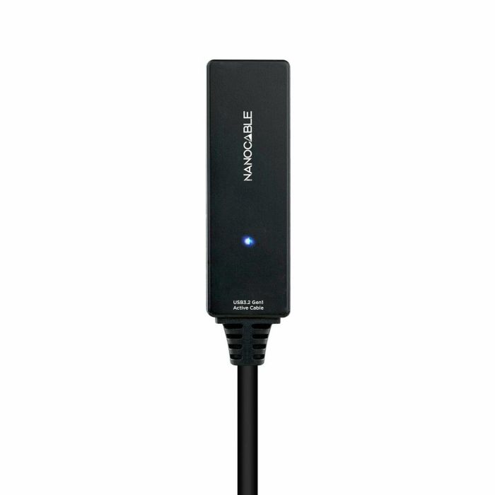 Cable USB NANOCABLE USB 3.2 amplif. C/M-C/H 5m Negro 5 m 5 Cable USB NANOCABLE USB 3.2 amplif. C/M-C/H 5m Negro 5 m 5