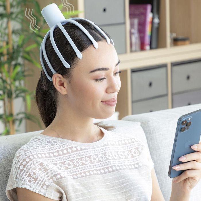 Masajeador de Cabeza Recargable Helax InnovaGoods