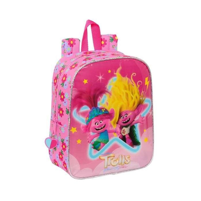 Mochila Infantil Trolls Rosa 22 x 27 x 10 cm Mochila Infantil Trolls Rosa 22 x 27 x 10 cm