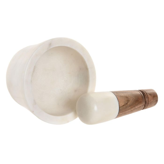 Mortero Urban DKD Home Decor Blanco Natural 10 x 6.5 x 10 cm 3 Mortero Urban DKD Home Decor Blanco Natural 10 x 6.5 x 10 cm 3
