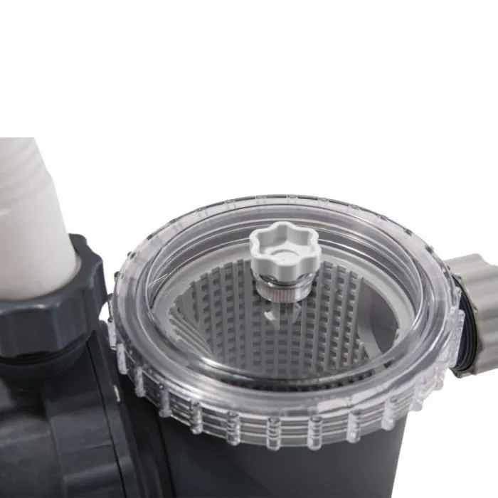 Intex Filtro de Arena 10 m³/h para Piscinas hasta 65 m³, con Válvula de 6 Vías, Control Digital Programable y Prefiltro Grande 2