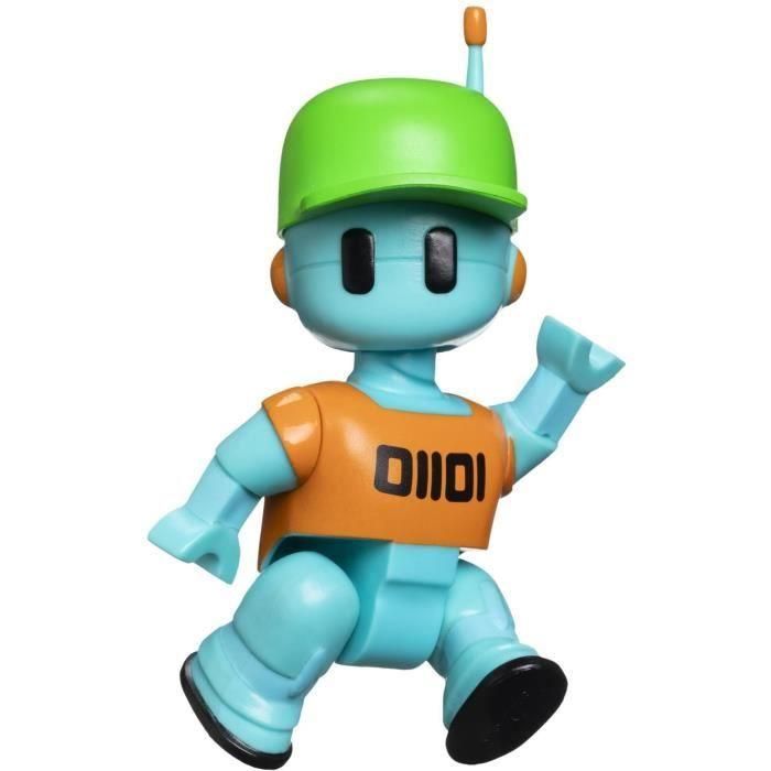 Figura articulada - BANDAI - Stumble Guys - Robot Guy - 11 cm - Con pegatinas Figura articulada - BANDAI - Stumble Guys - Robot Guy - 11 cm - Con pegatinas