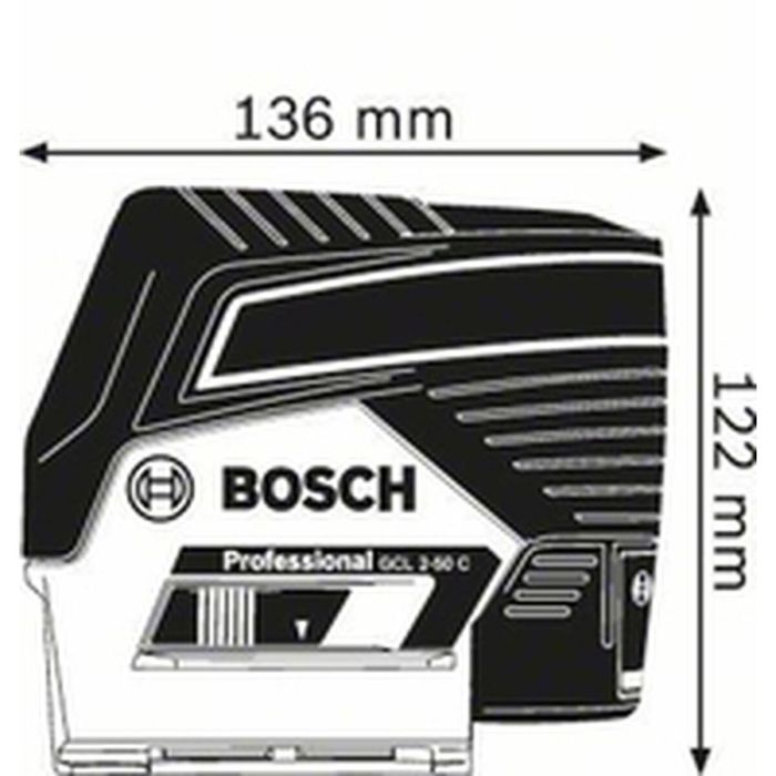 Bosch Professional GCL 2-50 C RM2 Láser Combinado Punto y Línea Bluetooth Control Remoto, 50m Alcance, Dual Power 12V/AA, L-Boxx Ready 22 Bosch Professional GCL 2-50 C RM2 Láser Combinado Punto y Línea Bluetooth Control Remoto, 50m Alcance, Dual Power 12V/AA, L-Boxx Ready 22