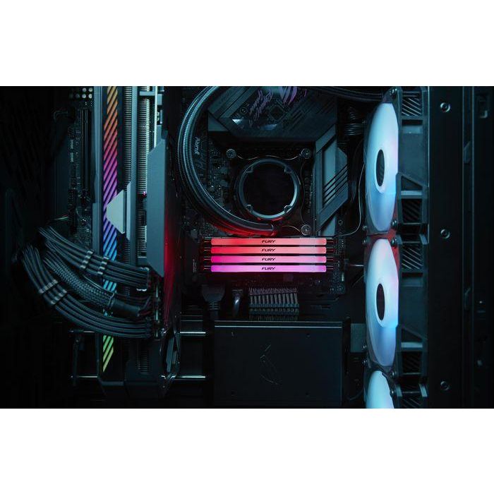 Kingston 32GB 8000MT/s DDR5 CL38 DIMM (Kit of 2) FURY Renegade RGB XMP 11 Kingston 32GB 8000MT/s DDR5 CL38 DIMM (Kit of 2) FURY Renegade RGB XMP 11